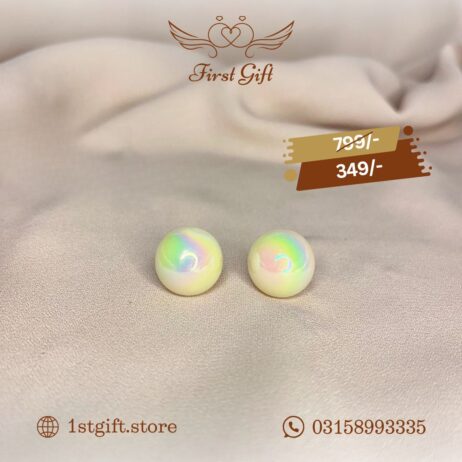 Glossy Stud Earrings.